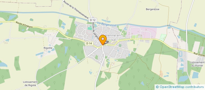 localisation de l'entreprise SCI KCNJJ à VIENNE-EN-VAL