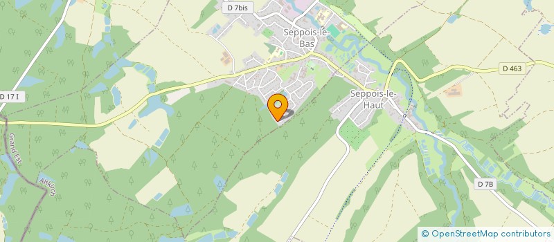 localisation de l'entreprise SCI KCPE  SEPPOIS-LE-HAUT