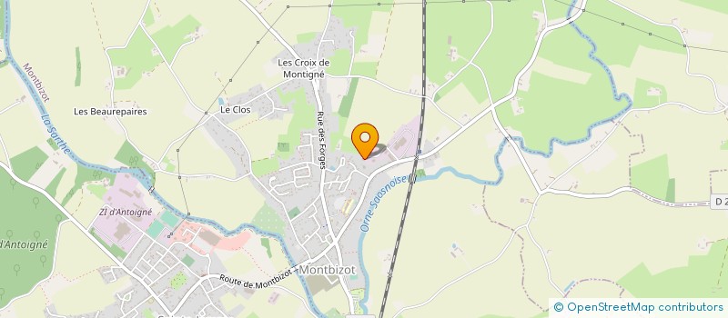 localisation de l'entreprise SCI KCT  MONTBIZOT