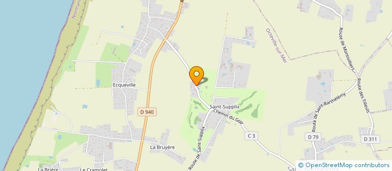 localisation de l'entreprise SCI KD  OCTEVILLE-SUR-MER