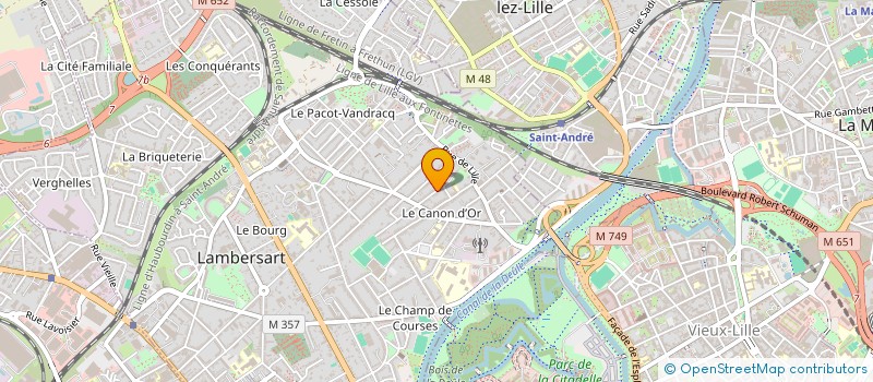 localisation de l'entreprise SCI KD à LAMBERSART