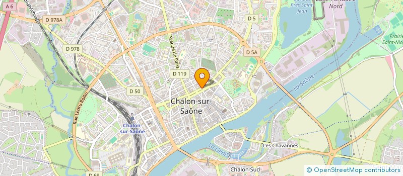 localisation de l'entreprise SCI KD à CHALON-SUR-SAONE