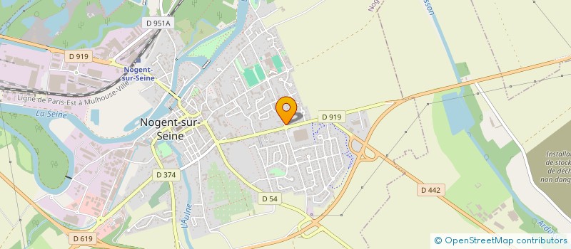 localisation de l'entreprise SCI KD  NOGENT-SUR-SEINE