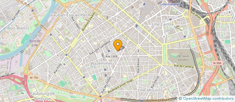 localisation de l'entreprise SCI KD2 à LILLE