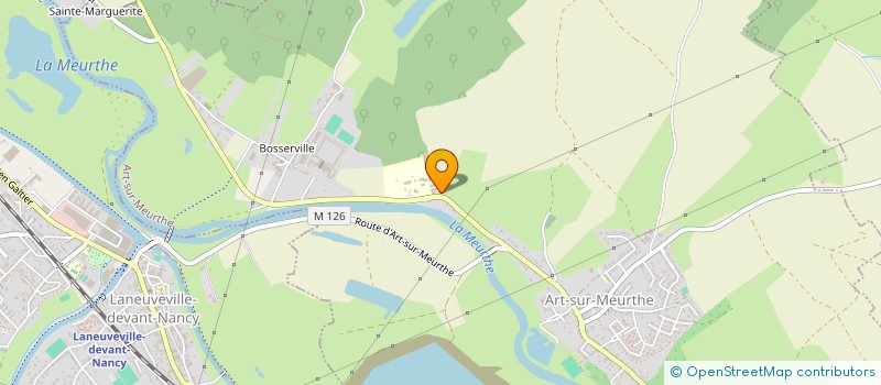 localisation de l'entreprise SCI KDENT  ART-SUR-MEURTHE