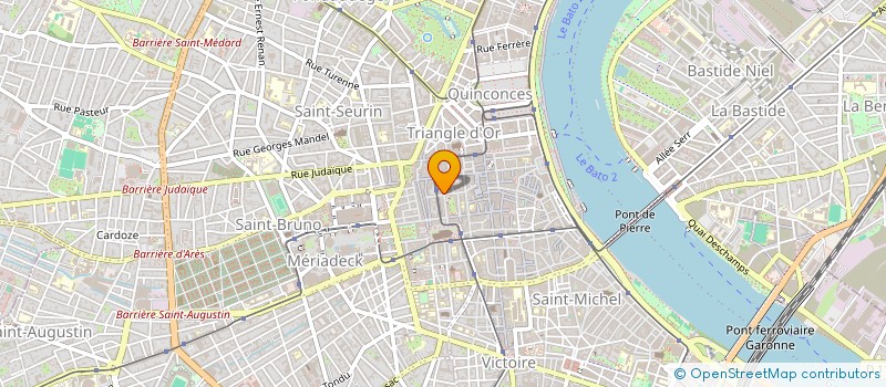 localisation de l'entreprise SCI KDI  BORDEAUX