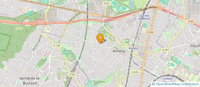 localisation de l'entreprise SCI KDP à ANTONY