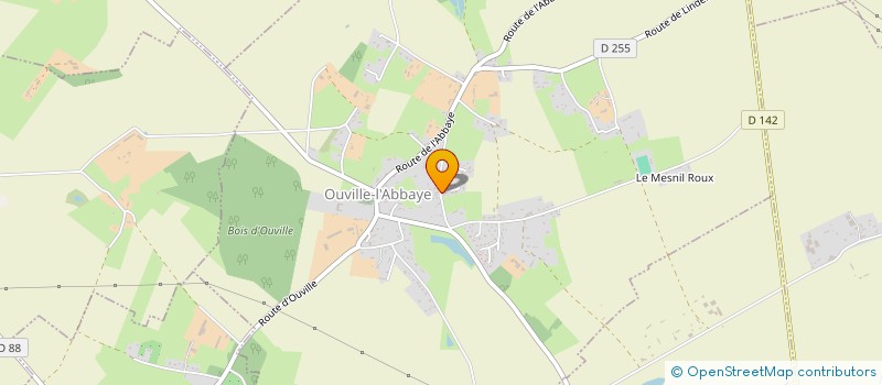 localisation de l'entreprise SCI KDP  OUVILLE-L'ABBAYE