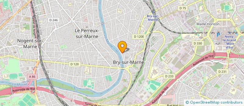 localisation de l'entreprise SCI KDS  BRY-SUR-MARNE