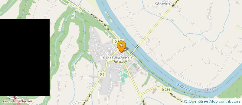 localisation de l'entreprise SCI KE.AU.FLO  CAUMONT-SUR-GARONNE