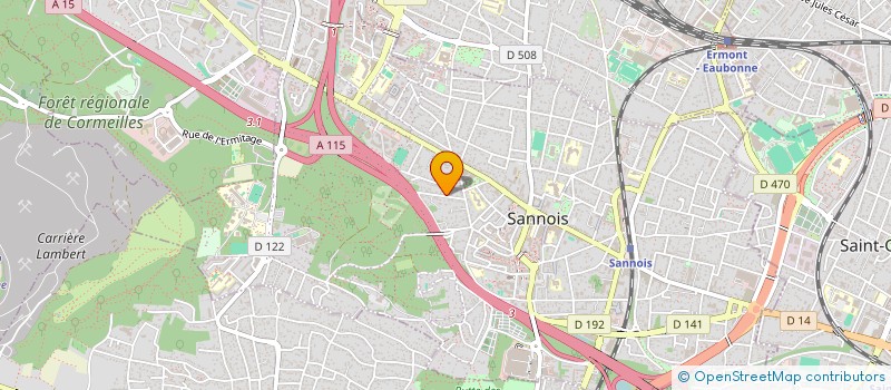 localisation de l'entreprise SCI KEA  SANNOIS