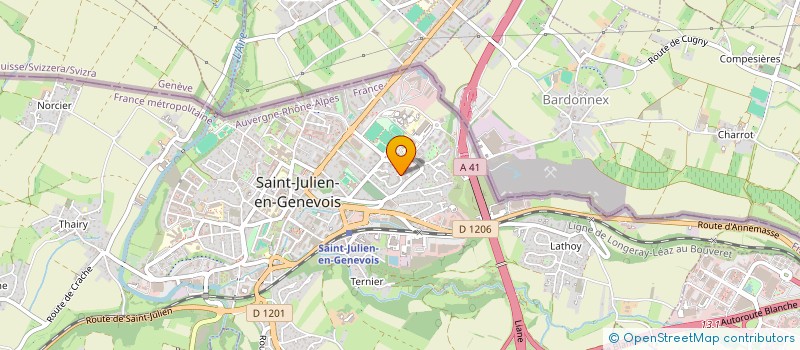 localisation de l'entreprise SCI KEANROSA  SAINT-JULIEN-EN-GENEVOIS