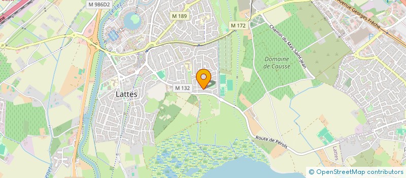 localisation de l'entreprise SCI KEAUD à LATTES