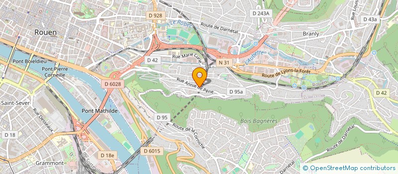 localisation de l'entreprise SCI KEB'IMMO à ROUEN