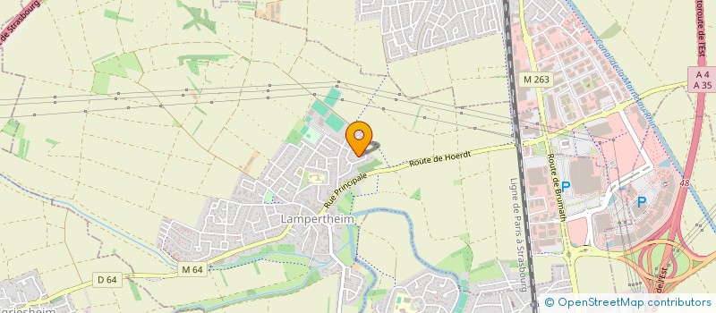 localisation de l'entreprise SCI KEBAO  LAMPERTHEIM