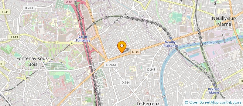 localisation de l'entreprise SCI KEBBI  LE PERREUX-SUR-MARNE