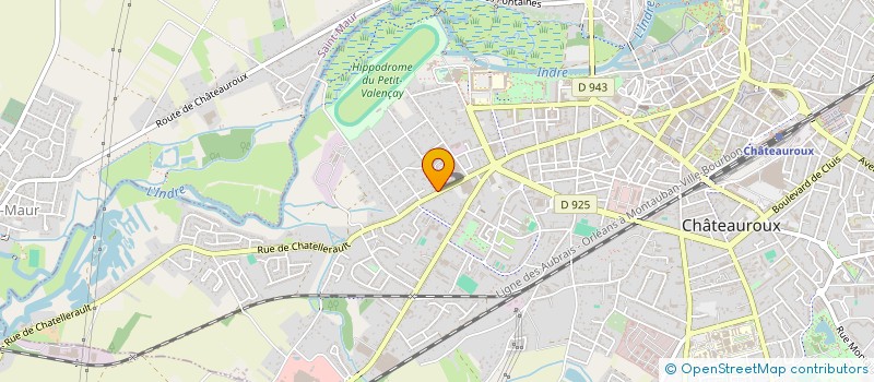 localisation de l'entreprise SCI KEBE à CHATEAUROUX