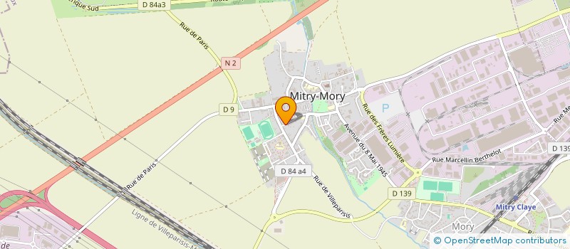 localisation de l'entreprise SCI KEBLI à MITRY-MORY