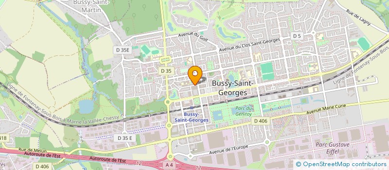 localisation de l'entreprise SCI KECELI BUSSY  BUSSY-SAINT-GEORGES