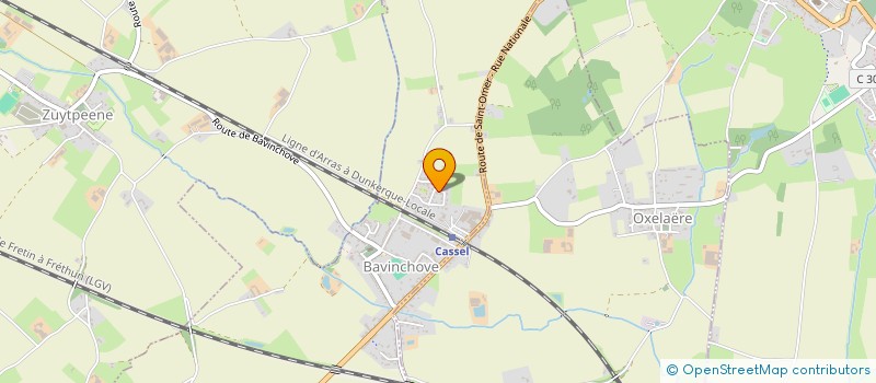 localisation de l'entreprise SCI KEDAMS  BAVINCHOVE