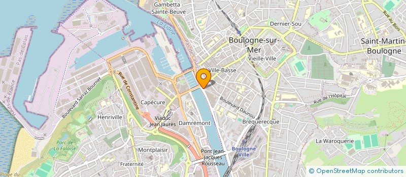 localisation de l'entreprise SCI KEDDAR  BOULOGNE-SUR-MER