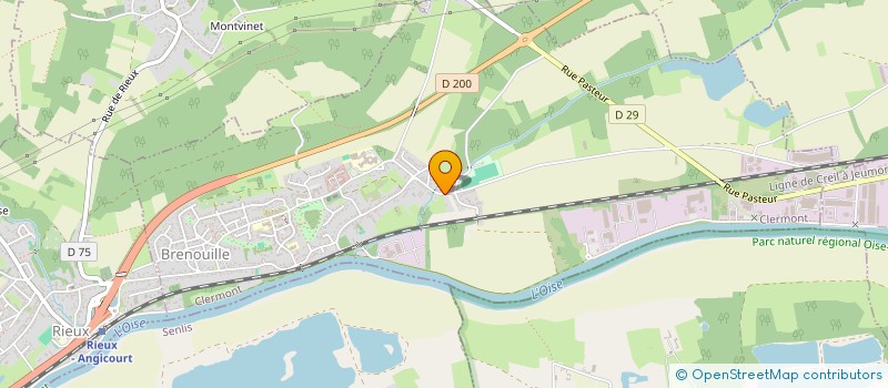 localisation de l'entreprise SCI KEDI  BRENOUILLE