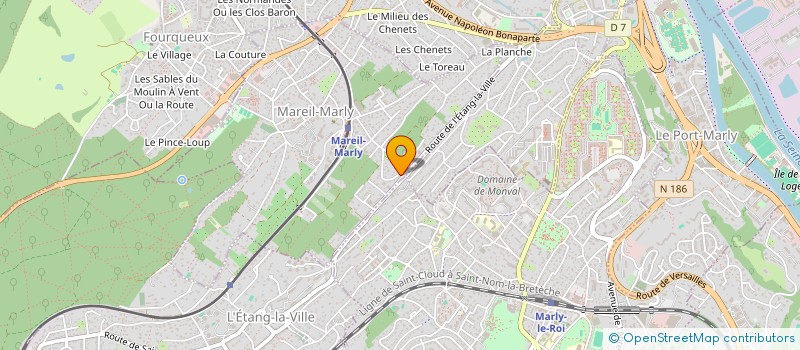 localisation de l'entreprise SCI KEDROS à MAREIL-MARLY