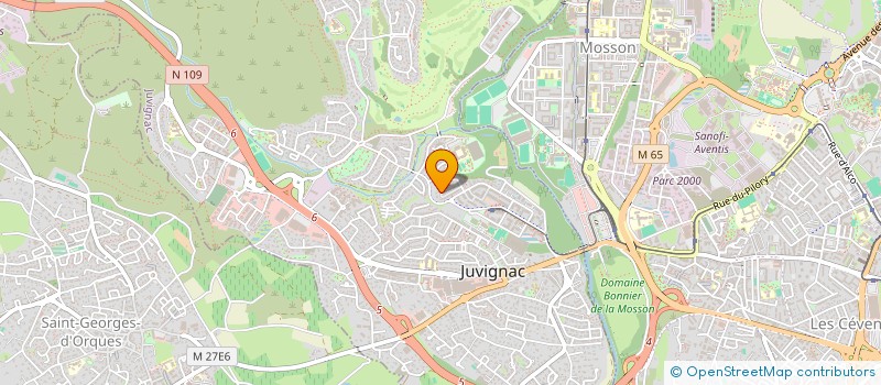 localisation de l'entreprise SCI KEDROS ESCUT à JUVIGNAC