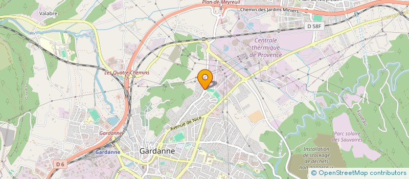 localisation de l'entreprise SCI KEDU à GARDANNE