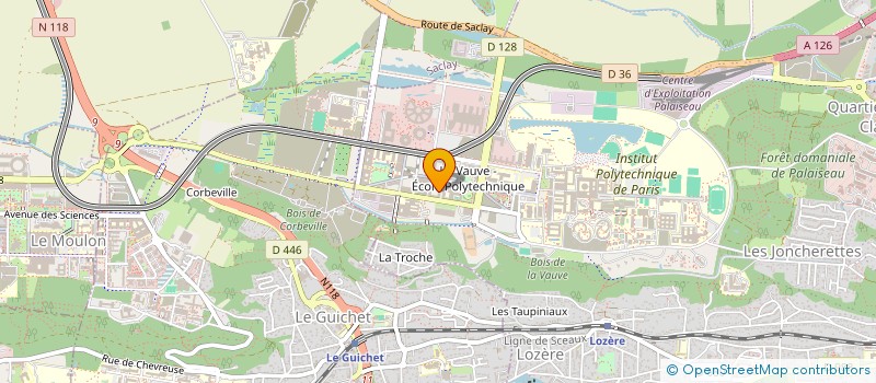 localisation de l'entreprise SCI KEEKER à PALAISEAU