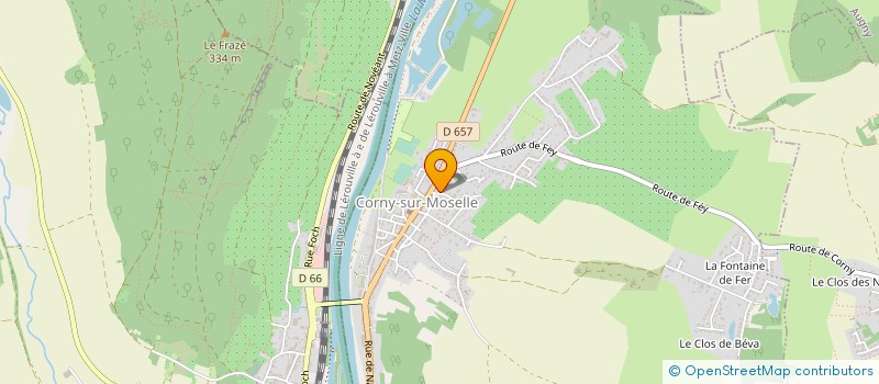 localisation de l'entreprise SCI KEFLO  CORNY-SUR-MOSELLE