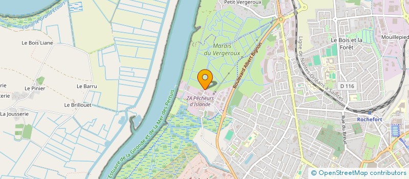 localisation de l'entreprise SCI KEFREN  ROCHEFORT