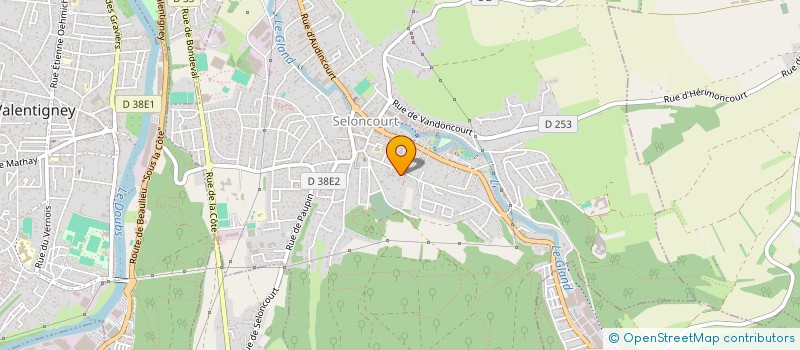 localisation de l'entreprise SCI KEGY  SELONCOURT