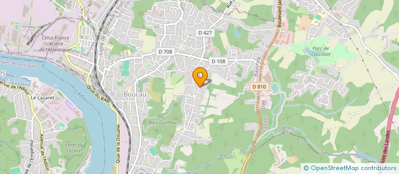 localisation de l'entreprise SCI KEINU  BOUCAU