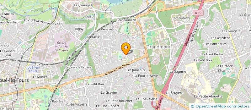 localisation de l'entreprise SCI KEIROS à JOUE-LES-TOURS