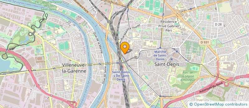 localisation de l'entreprise SCI KEITA à SAINT-DENIS