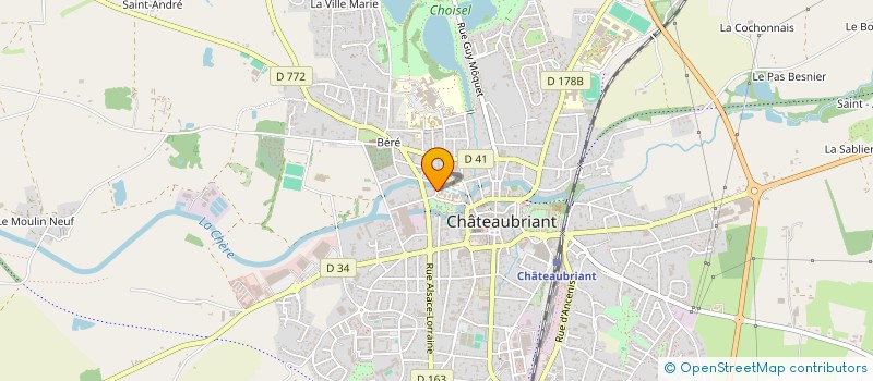 localisation de l'entreprise SCI KEITH & CIE  CHATEAUBRIANT