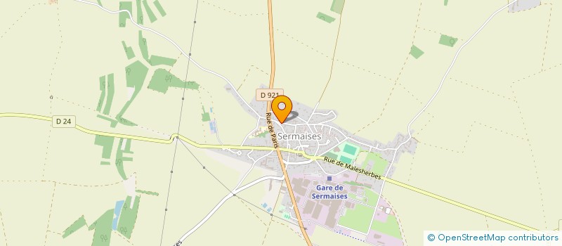 localisation de l'entreprise SCI KEJ IMMO  SERMAISES