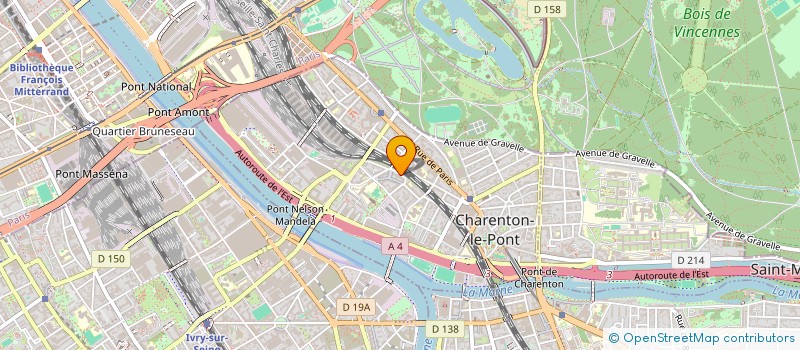 localisation de l'entreprise SCI KEJ IMMO  CHARENTON-LE-PONT