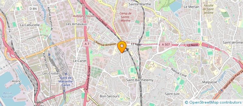 localisation de l'entreprise SCI KELAMS à MARSEILLE