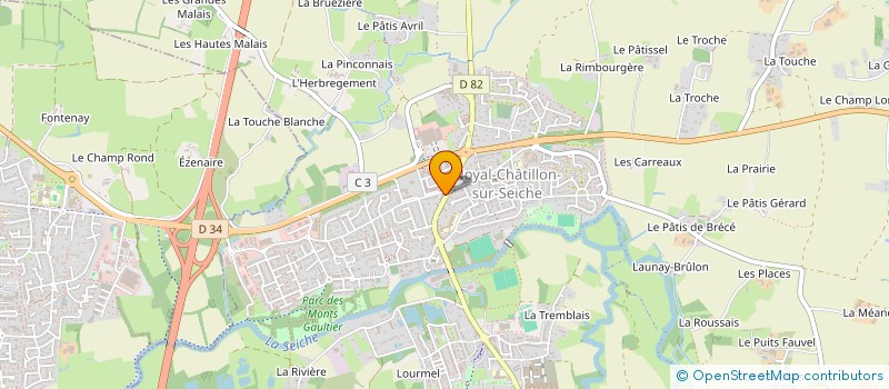 localisation de l'entreprise SCI KELAN  NOYAL-CHATILLON-SUR-SEICHE