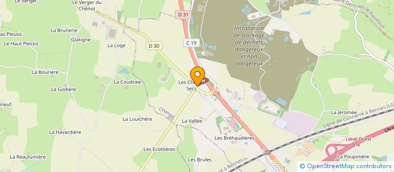 localisation de l'entreprise SCI KELAU  CHANGE