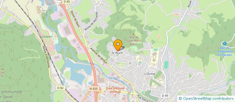 localisation de l'entreprise SCI KELES à SAINT-DIE-DES-VOSGES