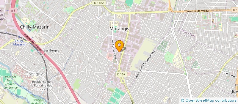 localisation de l'entreprise SCI KELIAD à MORANGIS