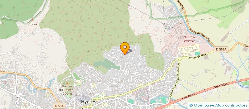 localisation de l'entreprise SCI KELIBIA à HYERES