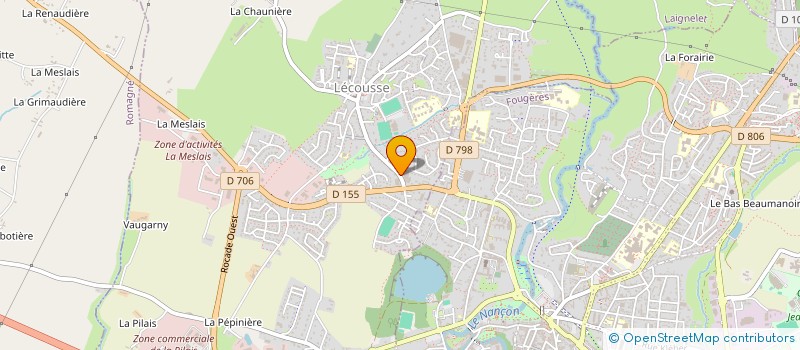 localisation de l'entreprise SCI KELLE  LECOUSSE