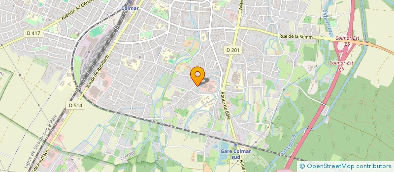 localisation de l'entreprise SCI KELLER  COLMAR