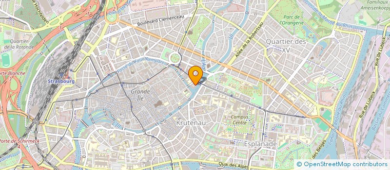 localisation de l'entreprise SCI KELLERMANN  STRASBOURG