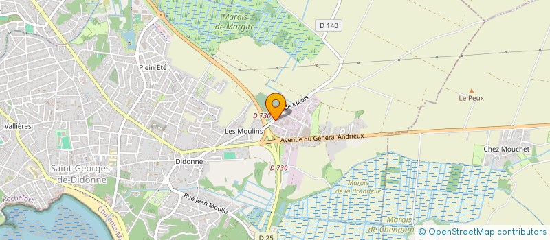 localisation de l'entreprise SCI  KELLEX  SAINT-GEORGES-DE-DIDONNE