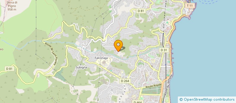 localisation de l'entreprise SCI KELLIV à BASTIA